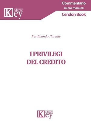 cover image of I privilegi del credito